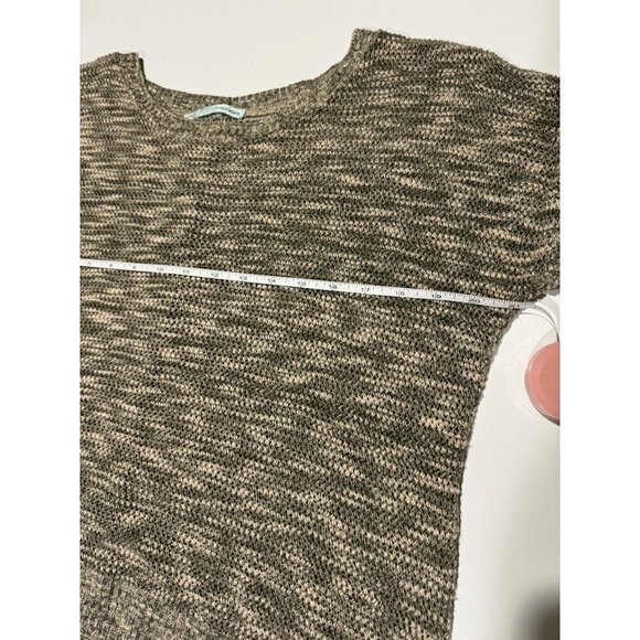 Maurices Y2K Mesh Sheer Open Knit Top Womens M Green Boho Festival Coachella - Picture 8 of 9